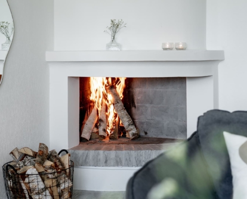 detail shot of a fire cabin