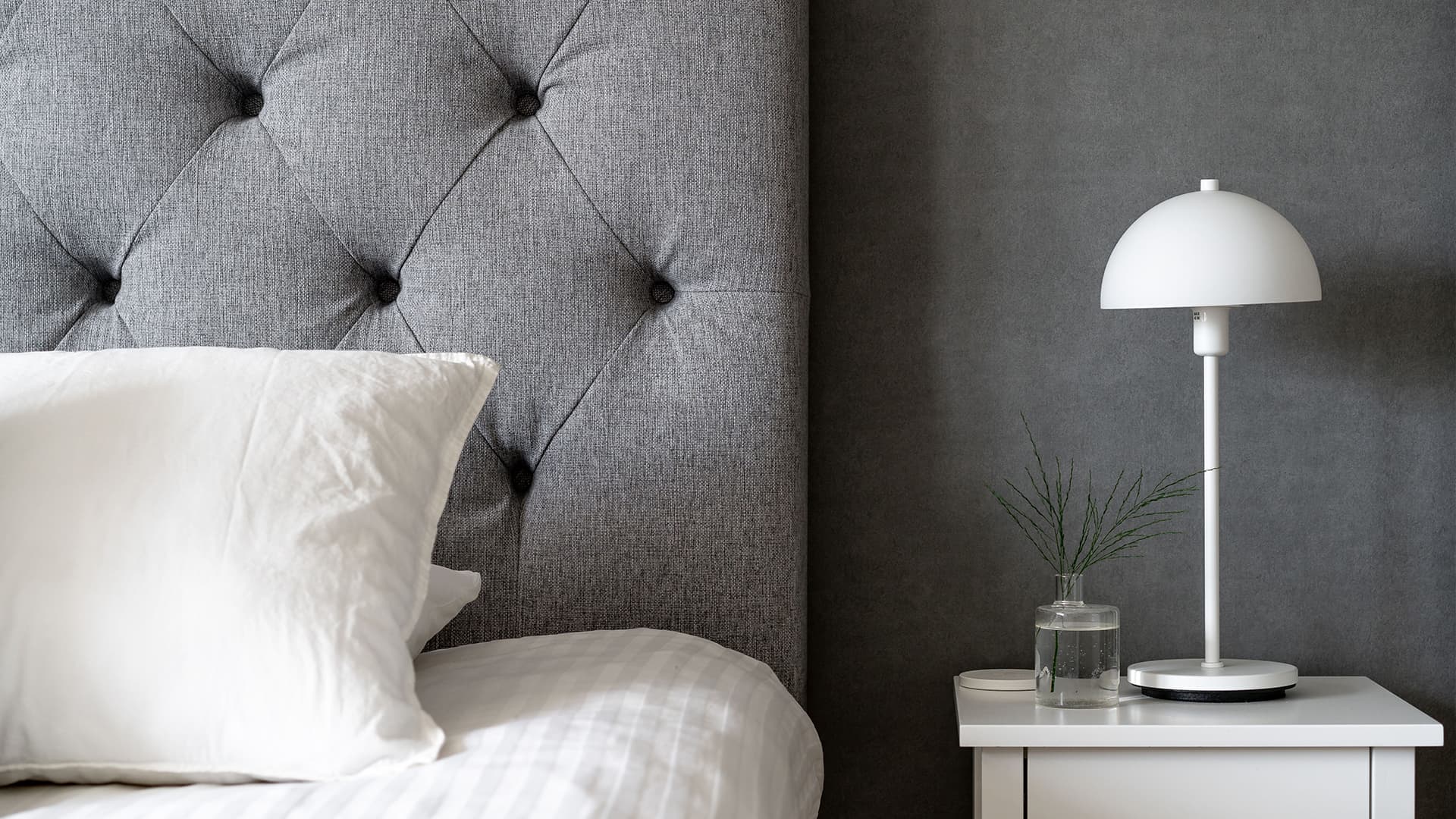 detail shot of a bed