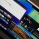 computer screen running creative apps