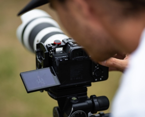 behind the scenes of a photoshoot performed by nittio media