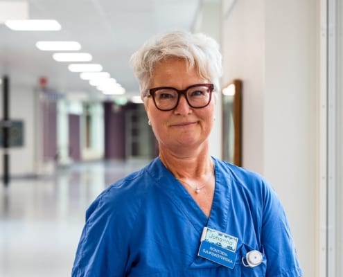 Portrait of a healthcare worker at a hospital