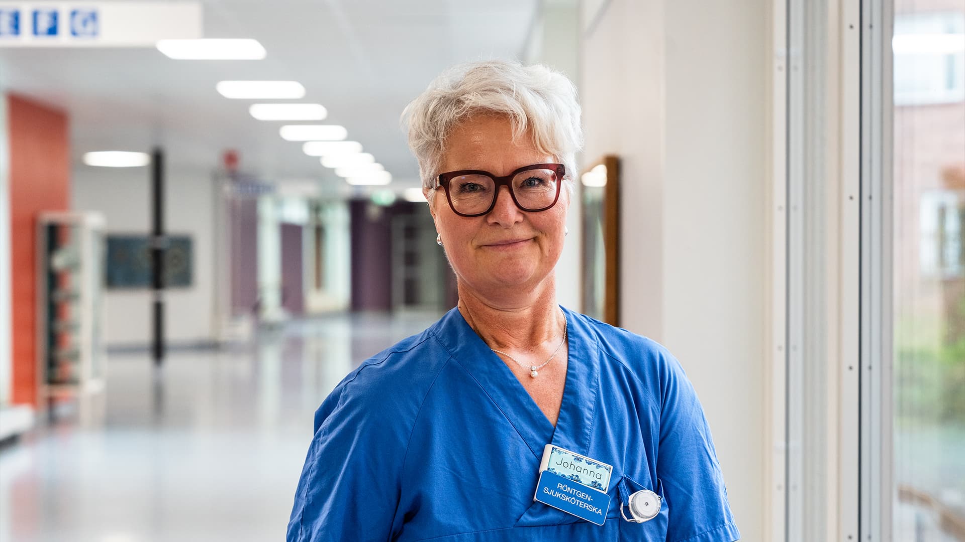 Portrait of a healthcare worker at a hospital