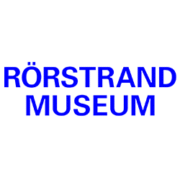 Rörstrand Museum Logotype in blue against transparent background.